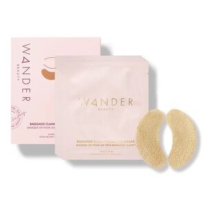✨ Wander Beauty Baggage Claim Gold Eye Masks – NIB ✨